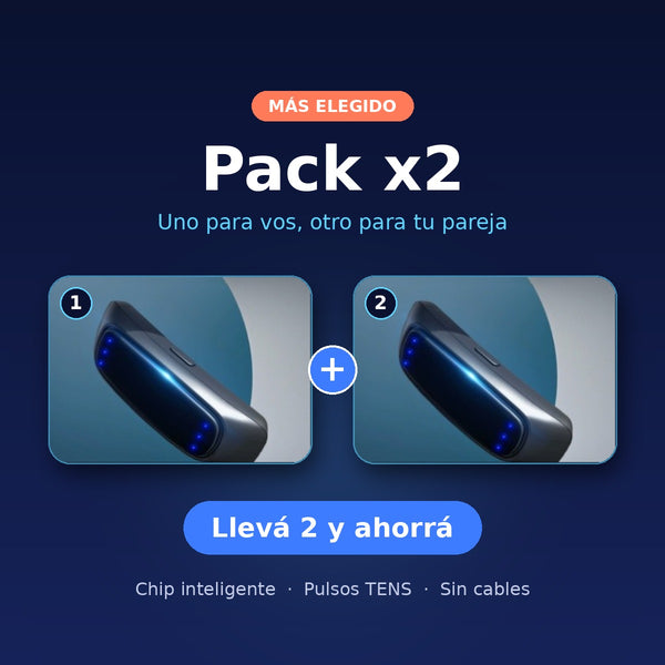 Pack x2 dispositivos antironquidos
